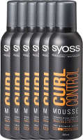 Syoss Mousse Curl Control Voordeelverpakking 6x250ml