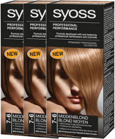 Syoss Colors Cream 7 6 Middel Blond Voordeelverpakking 3xper St