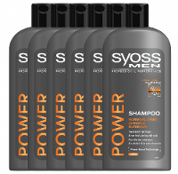 Syoss Men Shampoo Power And Strength Voordeelverpakking 6x500ml