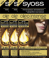 Syoss Oleo Intense Caramel Blond 6 80 Haarverf Voordeelverpakking   3 Stuks