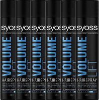 Syoss Hairspray Volume Lift Voordeelverpakking 6x400ml