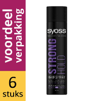 Syoss Hairspray Strong Hold Voordeelverpakking 6x400ml