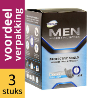 Tena For Men Incontinentie Level 0 Extra Light Voordeelverpakking 3x14stuk