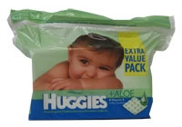 Huggies Natural Care Baby Wipes   64 Stuks