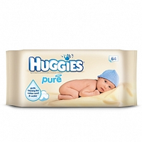 Huggies Pure Baby Wipes 64 Stuks