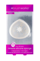 Brush Works Hd Siliconen Make Up Spons Miracle Shaped   Goud Glitter