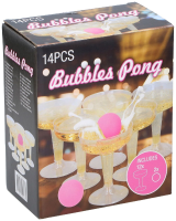 Bubbles Pong Drankspel 14 Delig   Inc.L 2 Ballen