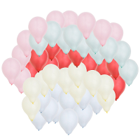 Premium Ballonnen Meerdere Kleuren   Set Van 50