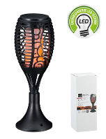 Premium Led Buitenlamp Met Realistische Vlamflikkering  11 X 33 X 11 Cm