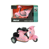 Toi Toys Speelgoed Scooter Met Zijspan   Roze