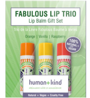 Human+kind Lipbalm Vegan Trio Verpakking (3st)