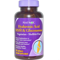 Hyaluronzuur Msm & Glucosamine (90 Capsules)   Natrol