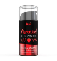 Vibration! Tintelende Gel Strawberry   15 Ml