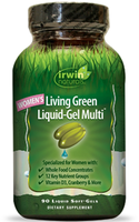 Irwin Naturals Supplementen   Womens Living Green Liquid Gel 90 Stuks