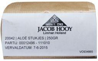 Jacob Hooy Aloe Stukjes
