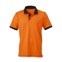 Trendy Heren Polo In Het Oranje