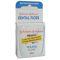 Johnson & Johnson Floss Dental Reach Waxed 50mt