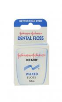 Johnson & Johnson Floss Dental Reach Waxed 50 Meter