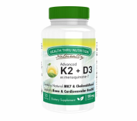K2 (100 Mcg As Menaquinone 7) + D3 (1000iu) (120 Vegicaps)   Health Thru Nutrition