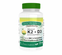 K2 (100 Mcg As Menaquinone 7) + D3 (1000iu) (60 Vegicaps)   Health Thru Nutrition