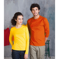 Grote T Shirt Lange Mouwen Oranje