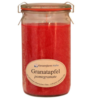 Kerzenfarm Geurkaars Weckglas Granaatappel (1st)