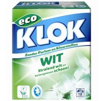 Klok Eco Waspoeder Wit