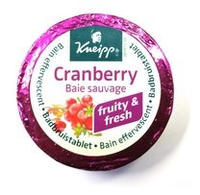 Kneipp Badbruistablet   Cranberry 80 Gr