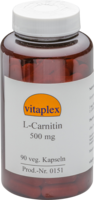 L Carnitin 500 Mg (90 Vegetarische Capsules)   Vitaplex