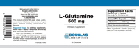L Glutamine 500 Mg (60 Capsules)   Douglas Laboratories