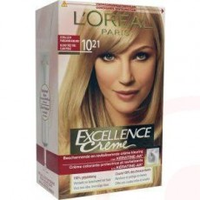 L'oréal Paris Excellence Haarverf Creme Asblond Parelmoer Extra Licht 10.21 1 Stuk