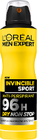 Loreal Men Expert Deospray   Invincible Sport 150 Ml