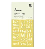 Lacoa Chocolade Wit Kokos & Wafel (80g)