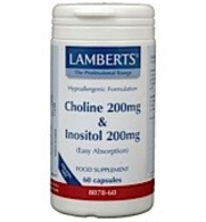 Lamberts Choline Inositol 60vcap