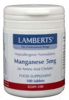 Lamberts Mangaan (manganese) 5 Mg (100st)