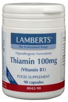 Lamberts Vitamine B1 100 Mg 90vcap