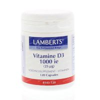 Lamberts Vitamine D3 1000ie 25 Mcg 120 Capsules