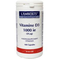 Lamberts Vitamine D3 1000ie 25 Mcg 180 Capsules