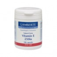 Lamberts Vitamine E 250ie Nat 8707 Capsules 100caps