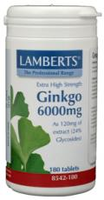 Lamberts Voedingssupplementen Ginkgo 6000 L8542 180 Tabletten