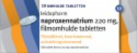 Leidapharm Naproxennatrium 220mg Tabletten 10st