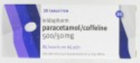 Healthypharm Paracetamol Coffeine 500/50mg