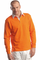 Oranje Rugbyshirt 100% Katoen