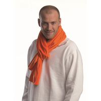 Oranje Sjaal Van Fleece Materiaal