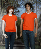 Voordelige Oranje T Shirts Mighty
