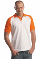 Wit Met Oranje Poloshirts