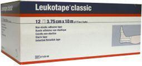 Leukoflex Leukotape 10m X 3.75 Cm Wit 47109 12st