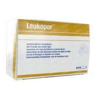 Leukopor Rol A/allergische Hechtpleister 2,5cm X 9,2m 12 Stuks