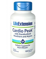Life Extension Cardio Peak™ With Standardized Hawthorn And Arjuna   120 Caps