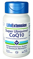 Life Extension Super Ubiquinol Coq10 Met Enhanced Mitochondrial Support 50 Mg   30 Caps